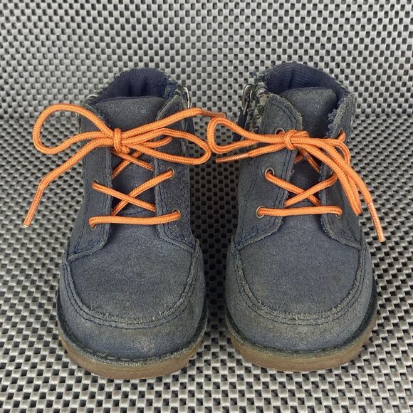UGG Boots Kids Toddler Size 7 Blue Zipper Lace Up Winter - Picture 5 of 11